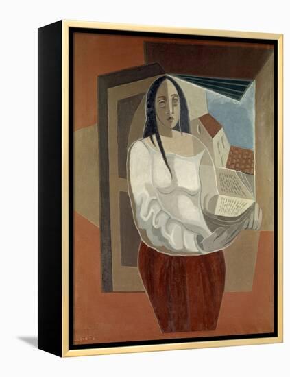 La Femme au Livre (Woman with Book), 1926-Juan Gris-Framed Premier Image Canvas