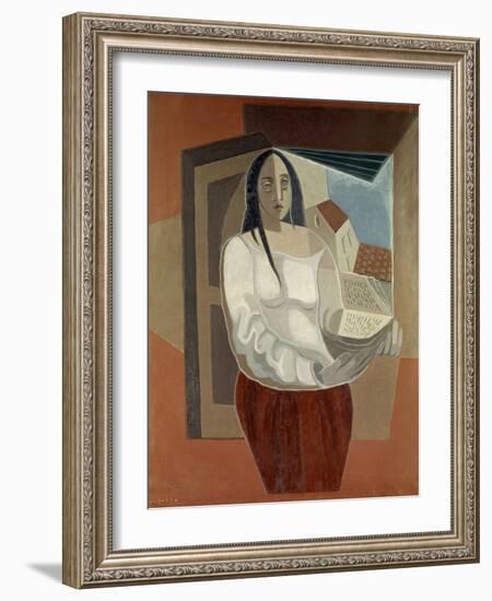 La Femme au Livre (Woman with Book), 1926-Juan Gris-Framed Giclee Print