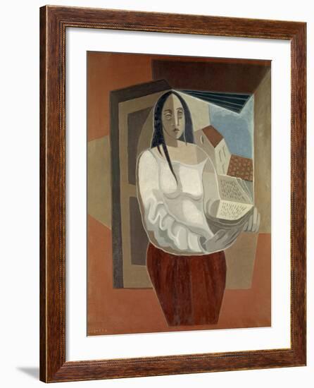 La Femme au Livre (Woman with Book), 1926-Juan Gris-Framed Giclee Print