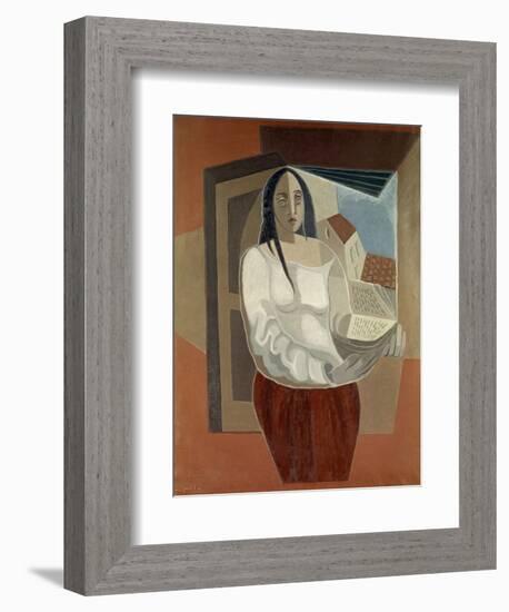 La Femme au Livre (Woman with Book), 1926-Juan Gris-Framed Giclee Print