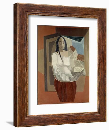 La Femme au Livre (Woman with Book), 1926-Juan Gris-Framed Giclee Print