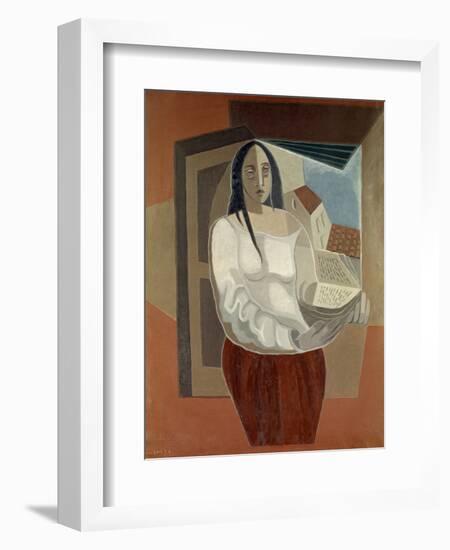 La Femme au Livre (Woman with Book), 1926-Juan Gris-Framed Giclee Print
