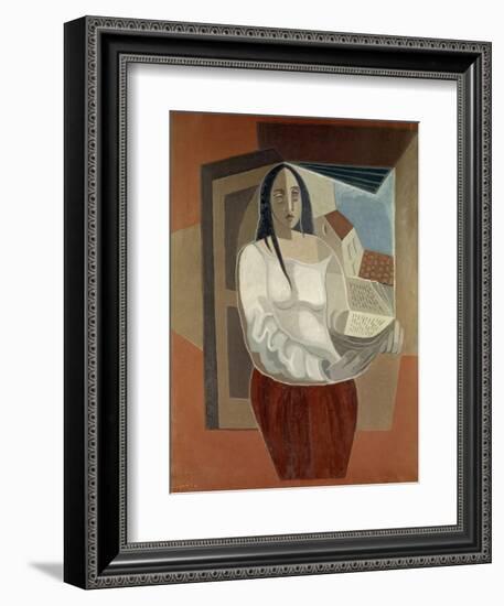 La Femme au Livre (Woman with Book), 1926-Juan Gris-Framed Giclee Print