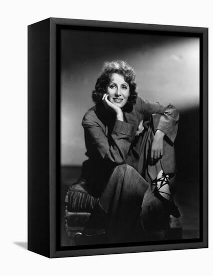 La Femme aux deux Visages TWO-FACED WOMAN by George Cukor with Greta Garbo, 1941 (b/w photo)-null-Framed Stretched Canvas