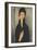 La femme aux yeux bleus-Amedeo Modigliani-Framed Giclee Print