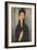 La femme aux yeux bleus-Amedeo Modigliani-Framed Giclee Print