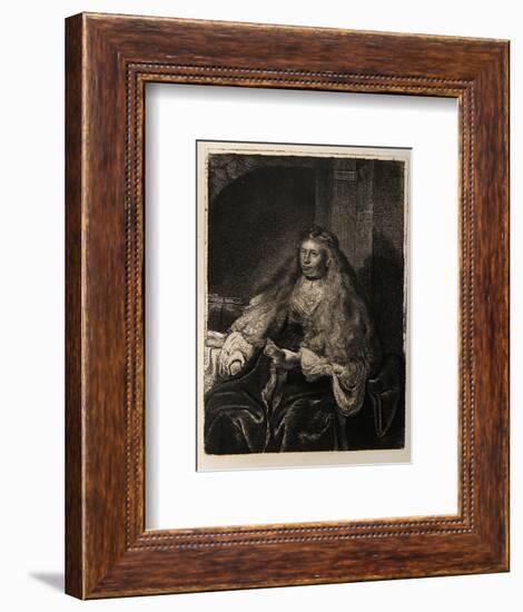 La Femme de Rembrandt (B340)-Amand Durand-Framed Collectable Print