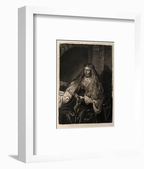 La Femme de Rembrandt (B340)-Amand Durand-Framed Collectable Print