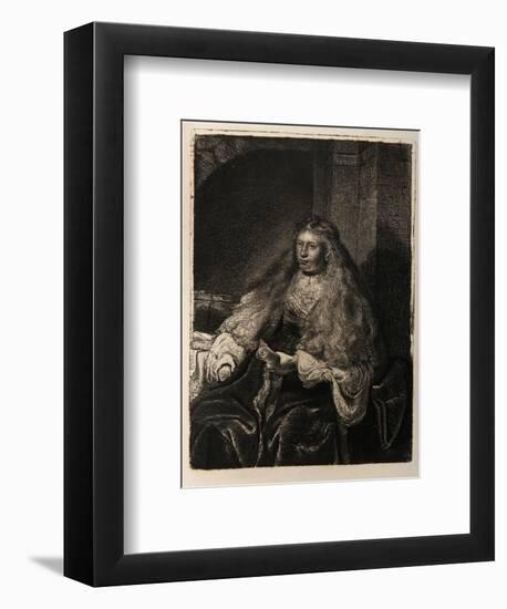 La Femme de Rembrandt (B340)-Amand Durand-Framed Collectable Print