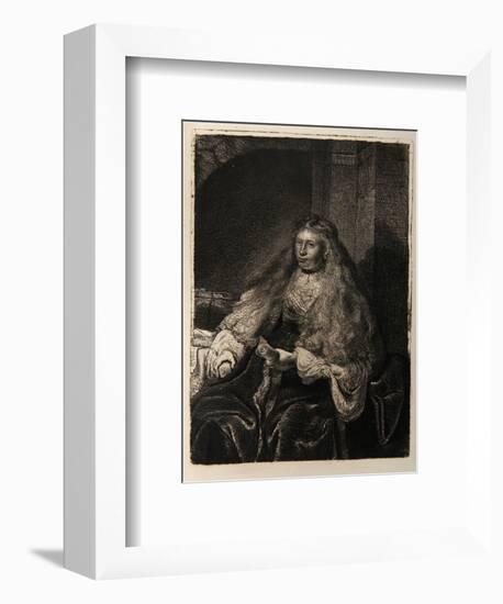 La Femme de Rembrandt (B340)-Amand Durand-Framed Collectable Print