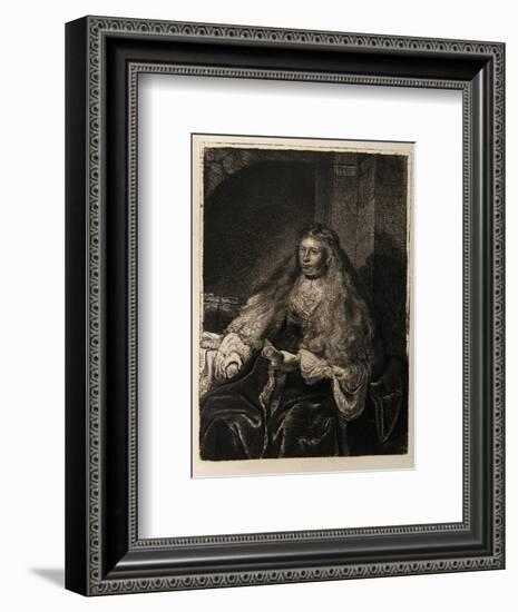 La Femme de Rembrandt (B340)-Amand Durand-Framed Collectable Print