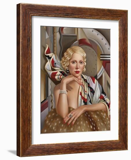 La Femme En Soie-Catherine Abel-Framed Giclee Print