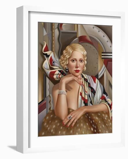 La Femme En Soie-Catherine Abel-Framed Giclee Print