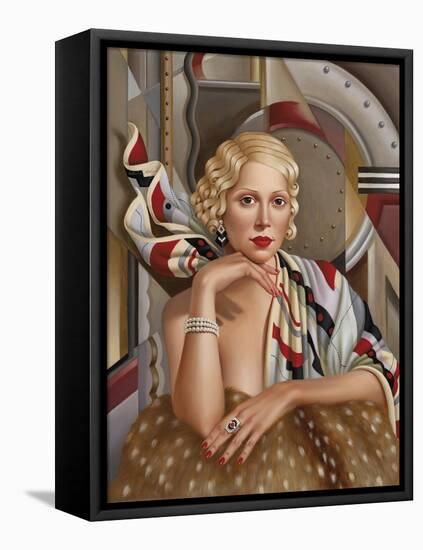 La Femme En Soie-Catherine Abel-Framed Premier Image Canvas