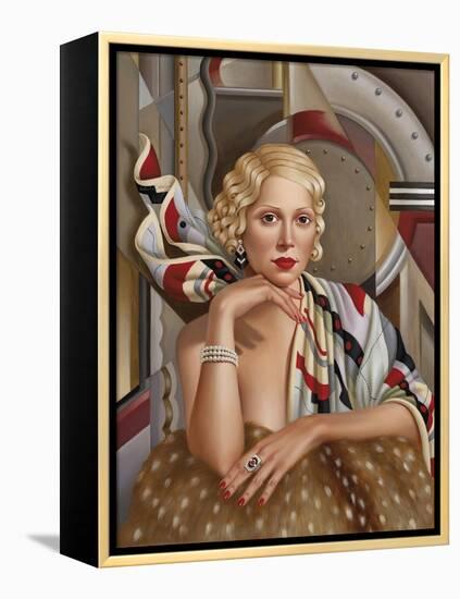 La Femme En Soie-Catherine Abel-Framed Premier Image Canvas