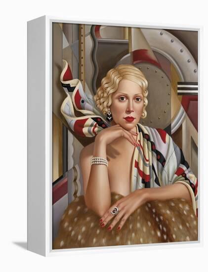 La Femme En Soie-Catherine Abel-Framed Premier Image Canvas