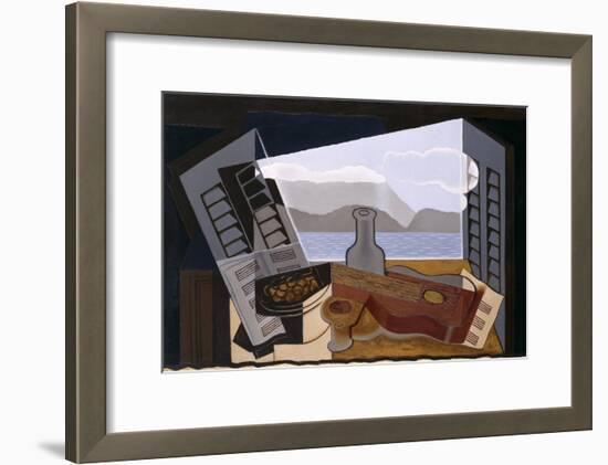 La Fenetre Ouverte (The Open Window)-Juan Gris-Framed Giclee Print