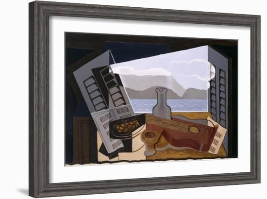 La Fenetre Ouverte (The Open Window)-Juan Gris-Framed Giclee Print