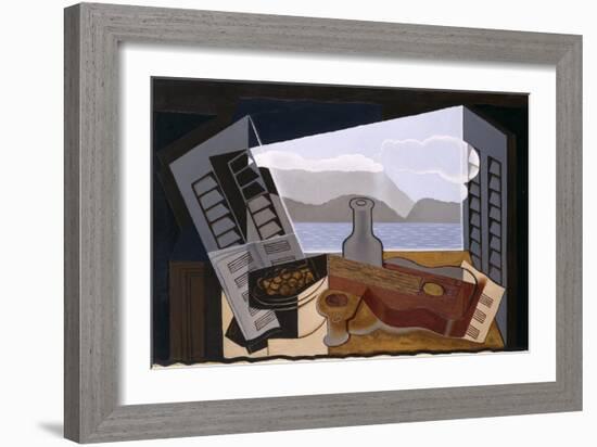 La Fenetre Ouverte (The Open Window)-Juan Gris-Framed Giclee Print