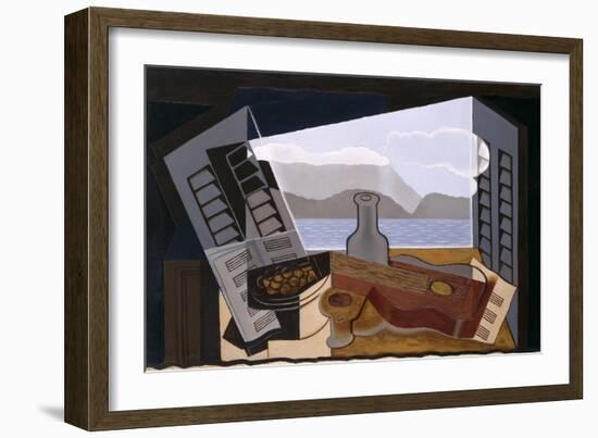 La Fenetre Ouverte (The Open Window)-Juan Gris-Framed Giclee Print