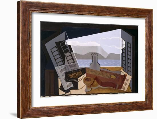 La Fenetre Ouverte (The Open Window)-Juan Gris-Framed Giclee Print
