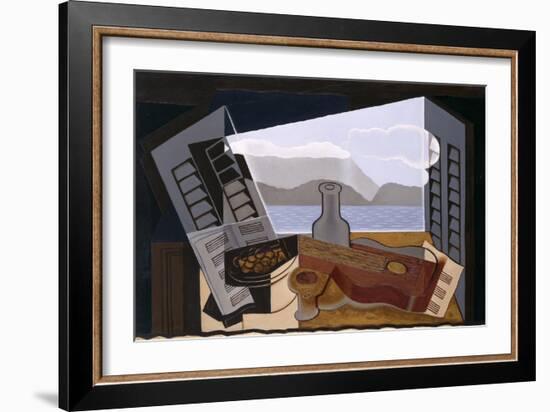 La Fenetre Ouverte (The Open Window)-Juan Gris-Framed Giclee Print