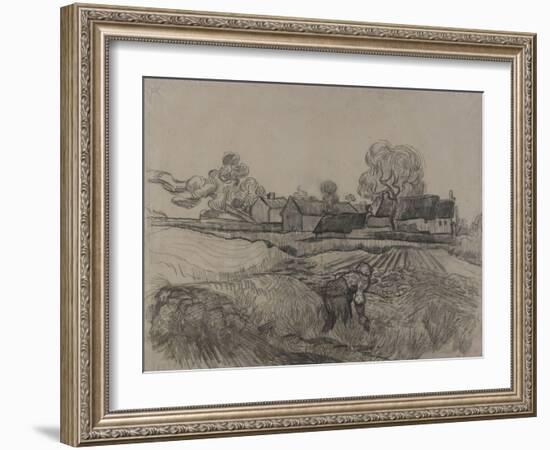 La Ferme du père Eloi-Vincent van Gogh-Framed Giclee Print