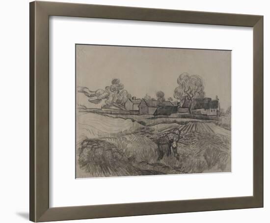 La Ferme du père Eloi-Vincent van Gogh-Framed Giclee Print