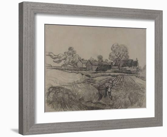 La Ferme du père Eloi-Vincent van Gogh-Framed Giclee Print