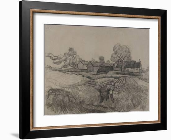 La Ferme du père Eloi-Vincent van Gogh-Framed Giclee Print