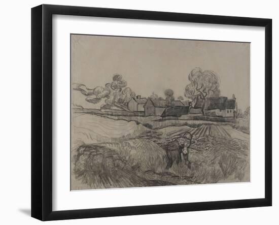 La Ferme du père Eloi-Vincent van Gogh-Framed Giclee Print