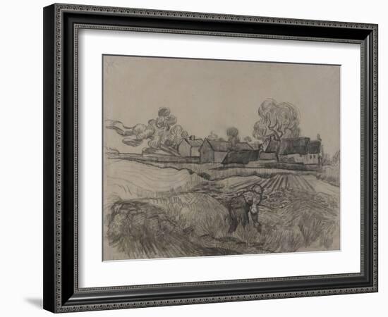 La Ferme du père Eloi-Vincent van Gogh-Framed Giclee Print