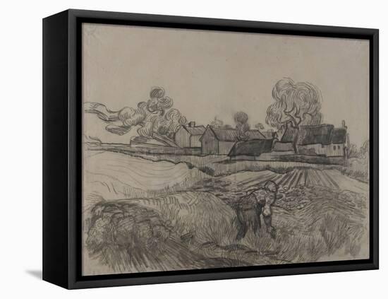 La Ferme du père Eloi-Vincent van Gogh-Framed Premier Image Canvas