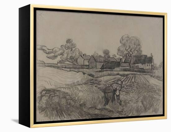 La Ferme du père Eloi-Vincent van Gogh-Framed Premier Image Canvas