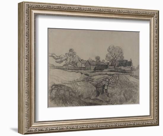 La Ferme du père Eloi-Vincent van Gogh-Framed Giclee Print