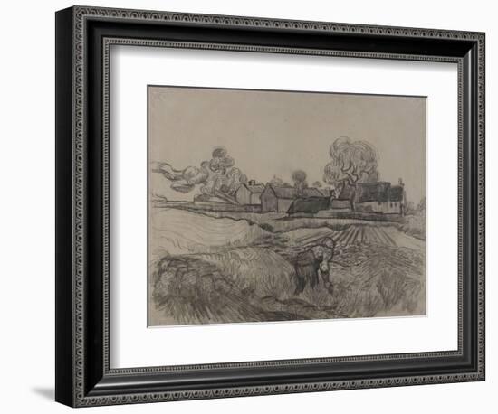 La Ferme du père Eloi-Vincent van Gogh-Framed Giclee Print