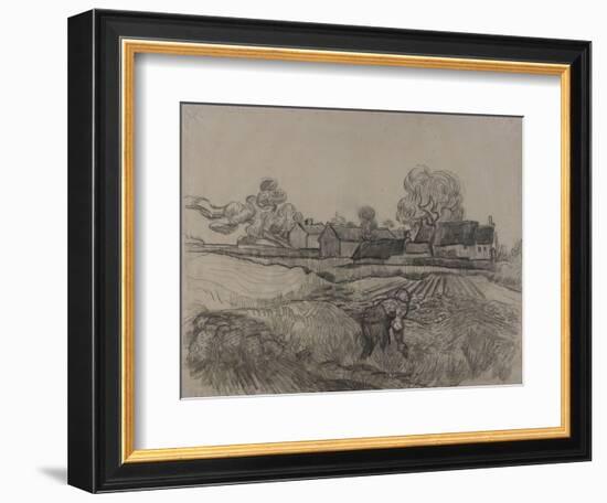 La Ferme du père Eloi-Vincent van Gogh-Framed Giclee Print