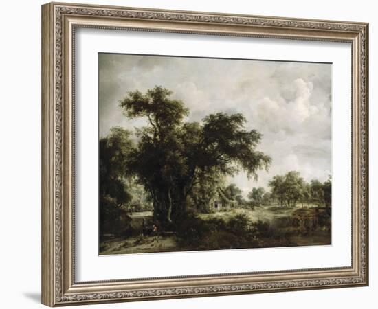 La ferme-Meindert Hobbema-Framed Giclee Print