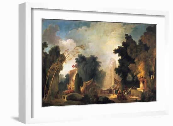 La Fete a St Cloud (A Celebration in St Cloud), C1775-1780-Jean-Honore Fragonard-Framed Giclee Print