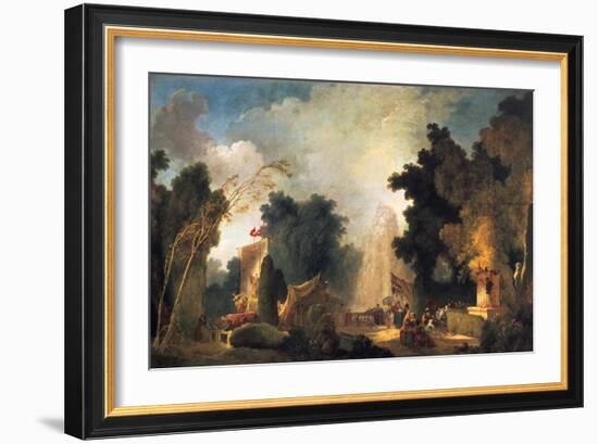 La Fete a St Cloud (A Celebration in St Cloud), C1775-1780-Jean-Honore Fragonard-Framed Giclee Print