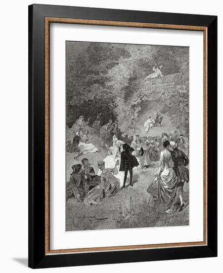 La Fête Chez Thérèse, 19th Century-Emile Antoine Bayard-Framed Giclee Print