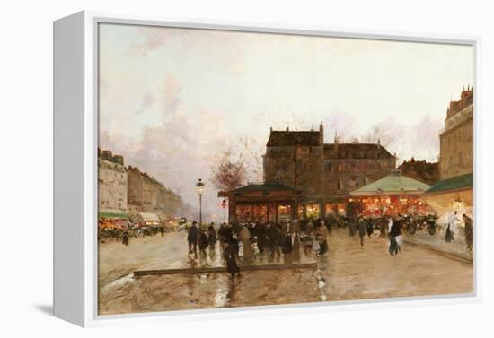 La Fete Forraine a Paris-Luigi Loir-Framed Premier Image Canvas