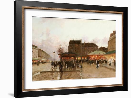 La Fete Forraine a Paris-Luigi Loir-Framed Giclee Print