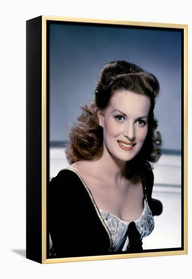 La fiere creole ( The Foxes of Harrow ) by John M. Stahl with Maureen O'Hara, 1947 (photo)-null-Framed Stretched Canvas