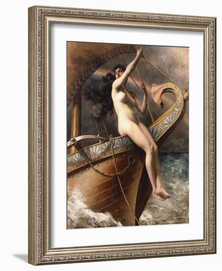La Figure de Proue (Late 19th Century)-Paul A. De La Boulaye-Framed Giclee Print