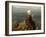 La fileuse, baie de Douarnenez-Jules Breton-Framed Giclee Print