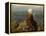 La fileuse, baie de Douarnenez-Jules Breton-Framed Premier Image Canvas