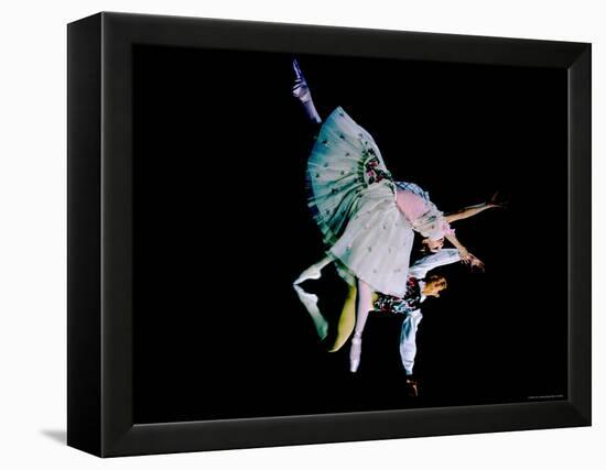 La Fille Mal Gardee Danced by David Blair and Nadia Nerina of the Royal Ballet-Gjon Mili-Framed Premier Image Canvas