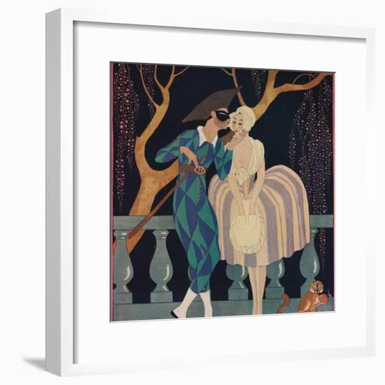 'La Finette', c1927-Georges Barbier-Framed Giclee Print