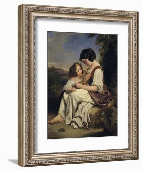 La Fleur préférée-Hermann Winterhalter-Framed Giclee Print